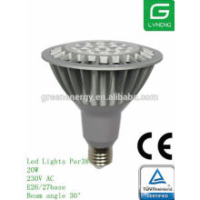 PAR 38 16W led spotlight PAR38 TUV ,ULlisted ES cerificate energy saving led bulb